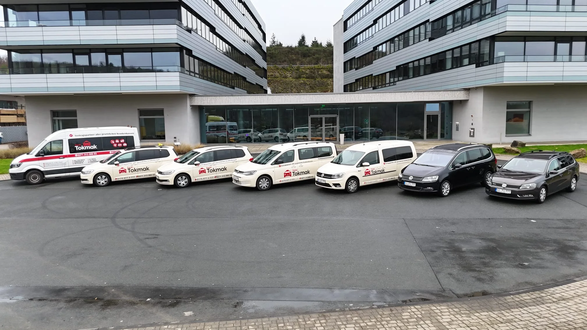 Fuhrpark von Taxi Tokmak in Siegen